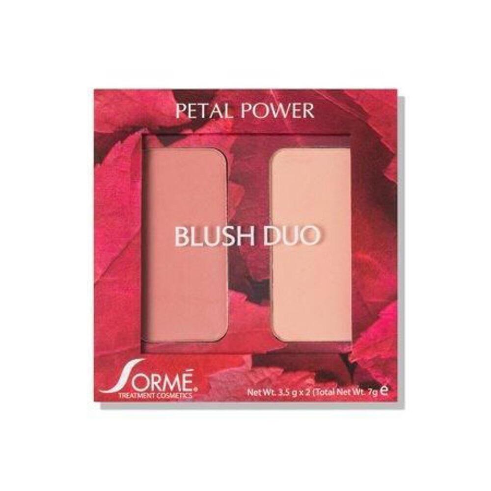 Blush Duo Compacts - Petal Power by Sorme Cosmetics for Women - 2 X 0.12 OzBlush